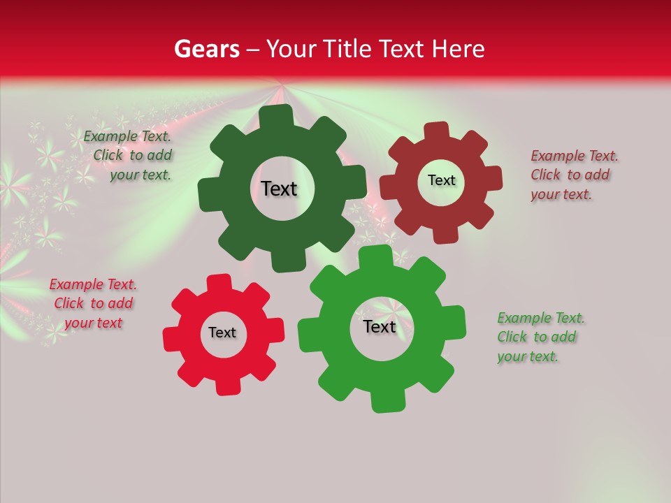 Adornment Wallpaper Spring PowerPoint Template