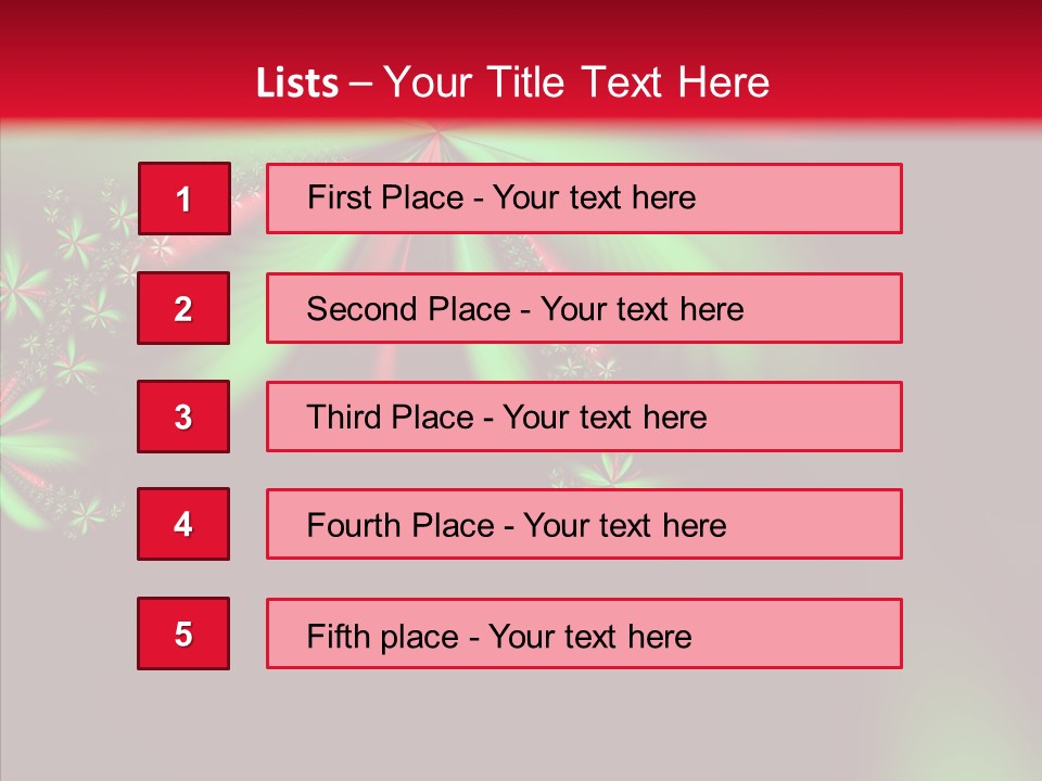 Adornment Wallpaper Spring PowerPoint Template