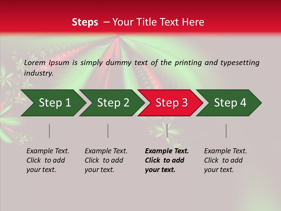 Adornment Wallpaper Spring PowerPoint Template
