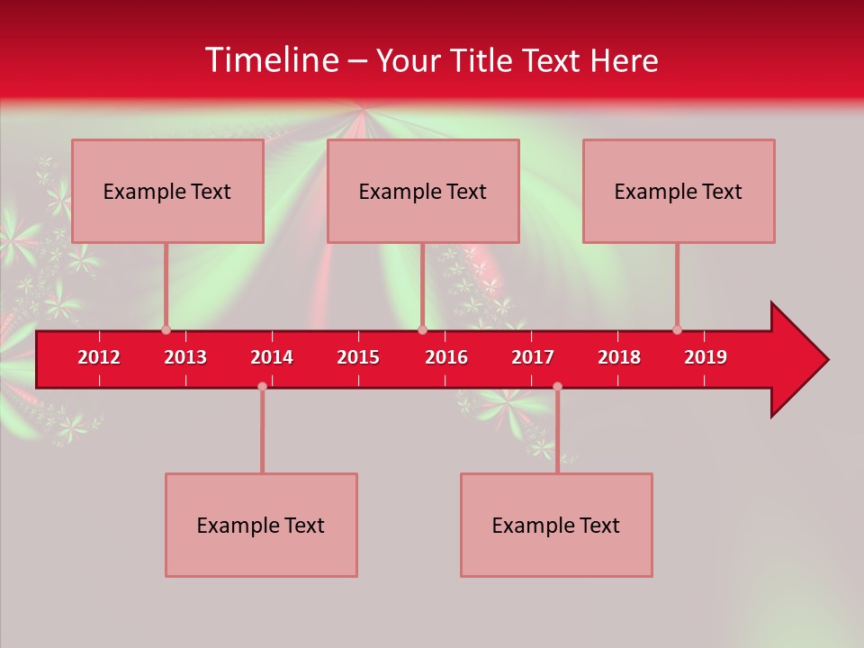 Adornment Wallpaper Spring PowerPoint Template