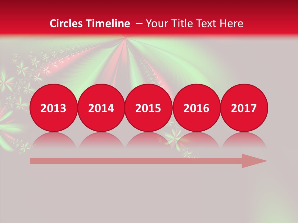 Adornment Wallpaper Spring PowerPoint Template