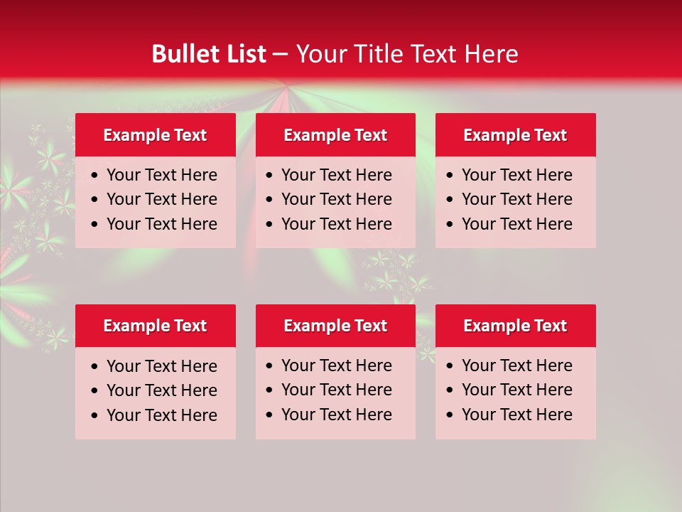 Adornment Wallpaper Spring PowerPoint Template