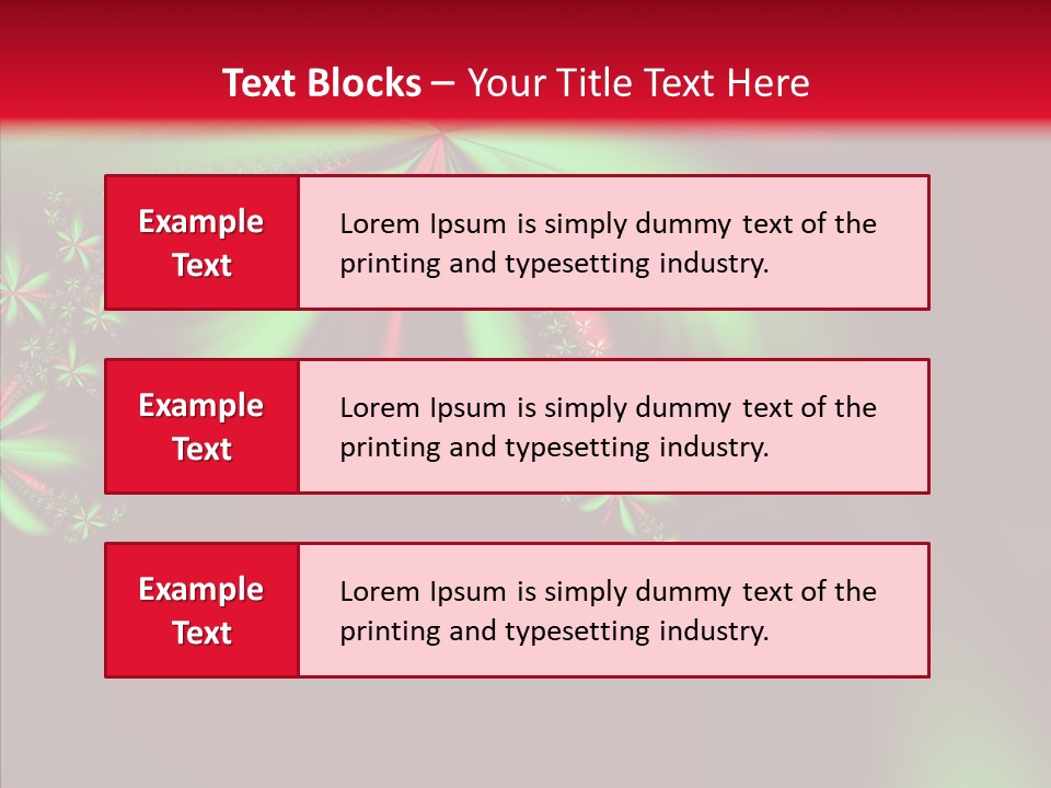 Adornment Wallpaper Spring PowerPoint Template