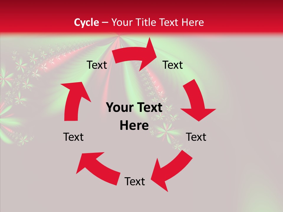 Adornment Wallpaper Spring PowerPoint Template