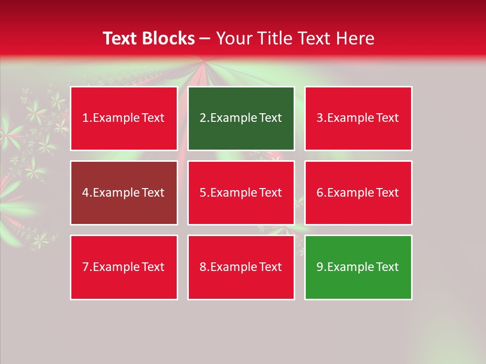 Adornment Wallpaper Spring PowerPoint Template