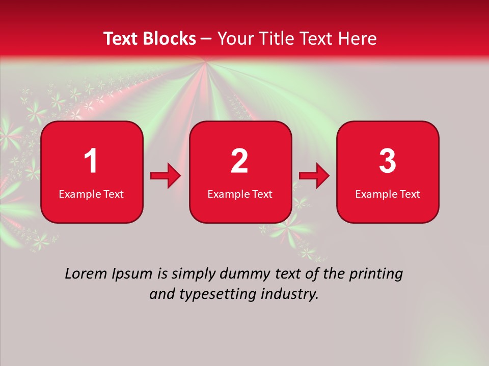 Adornment Wallpaper Spring PowerPoint Template