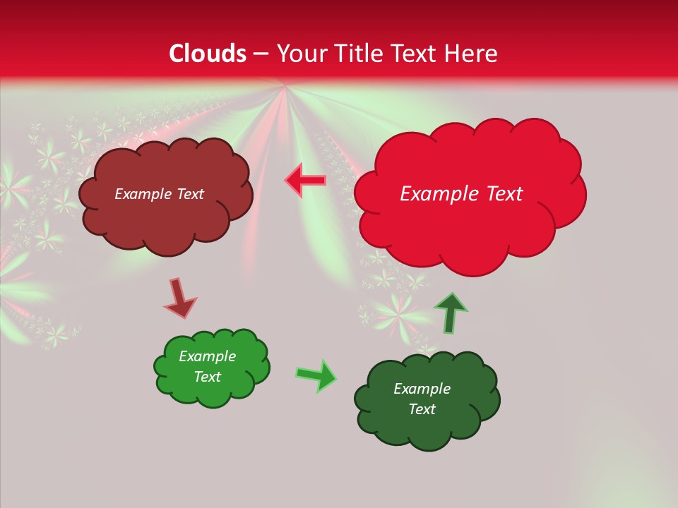 Adornment Wallpaper Spring PowerPoint Template