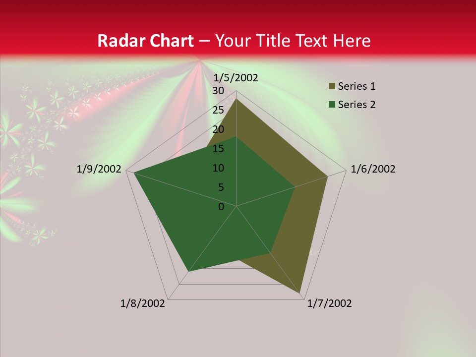 Adornment Wallpaper Spring PowerPoint Template