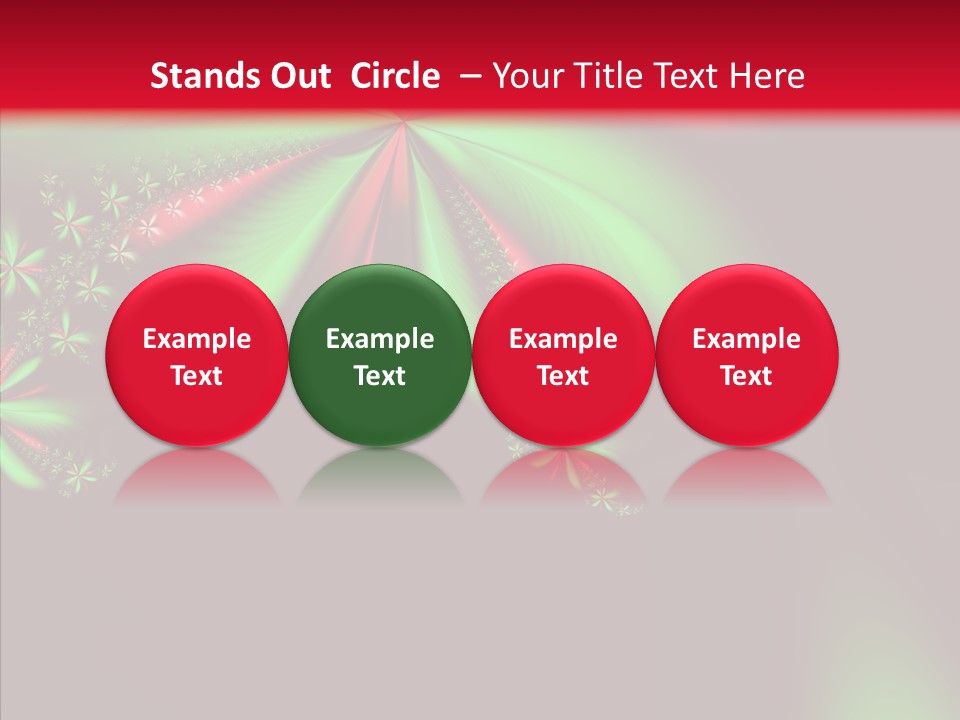 Adornment Wallpaper Spring PowerPoint Template