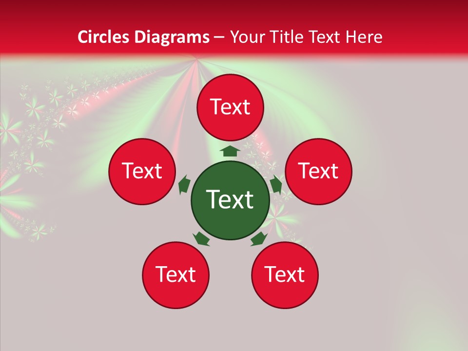 Adornment Wallpaper Spring PowerPoint Template