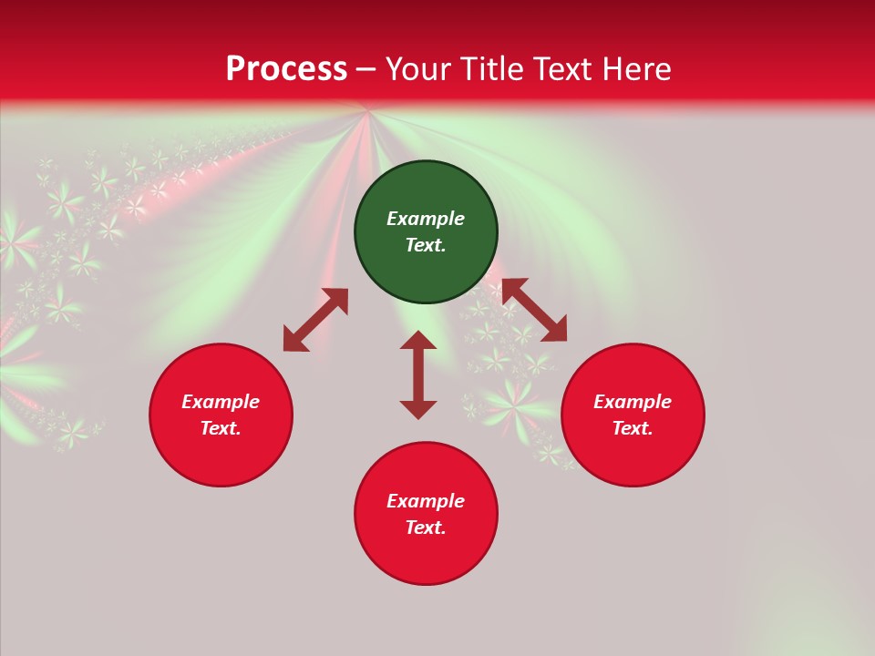 Adornment Wallpaper Spring PowerPoint Template