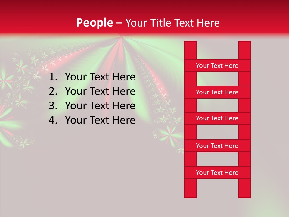 Adornment Wallpaper Spring PowerPoint Template