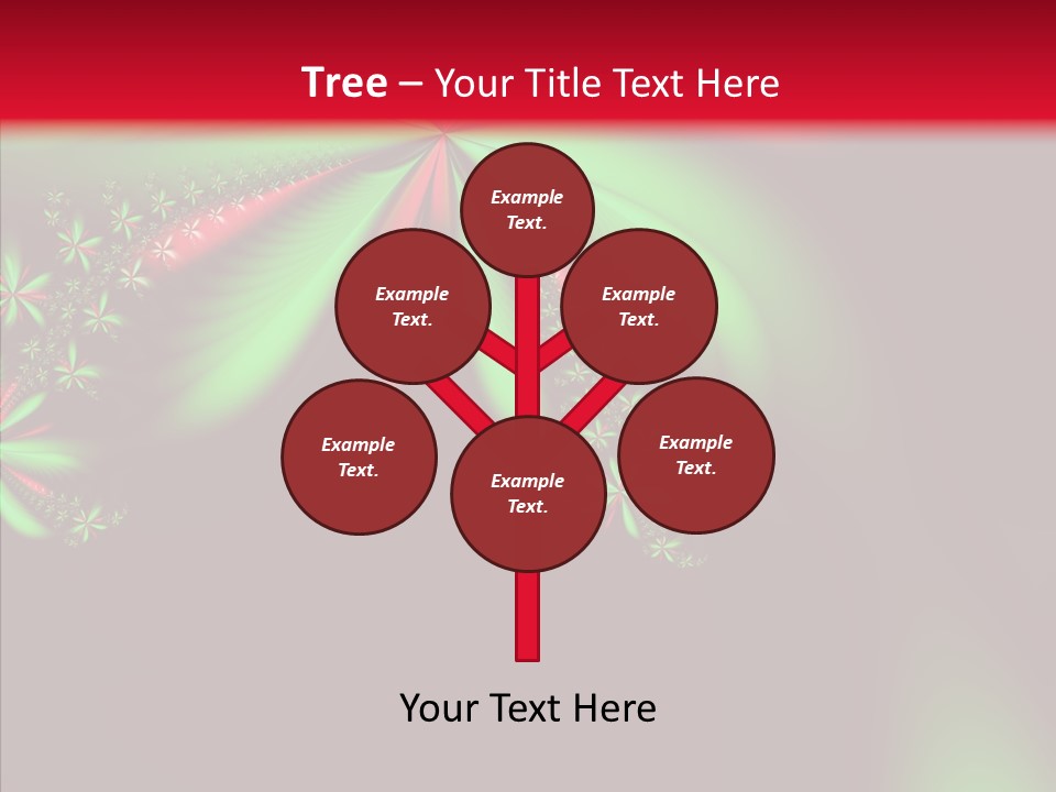 Adornment Wallpaper Spring PowerPoint Template