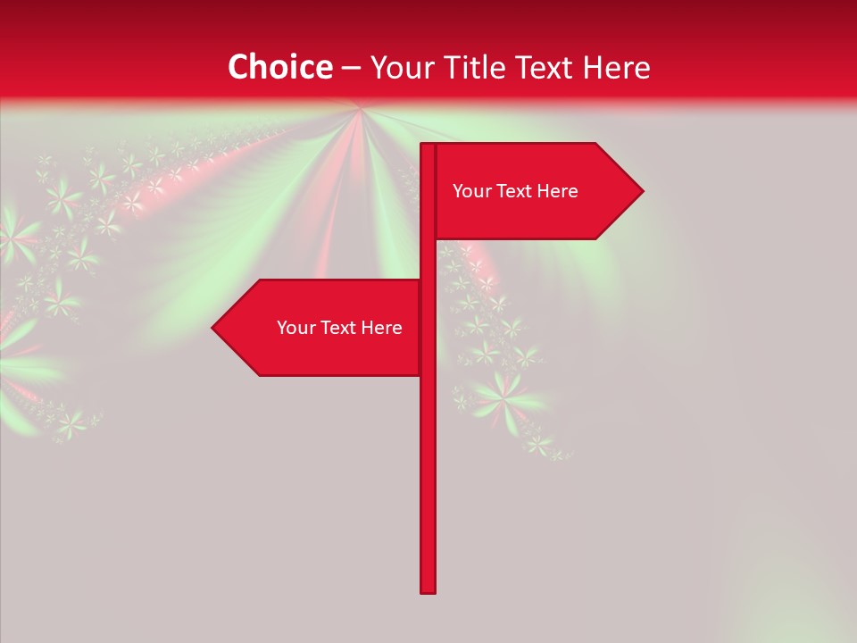 Adornment Wallpaper Spring PowerPoint Template