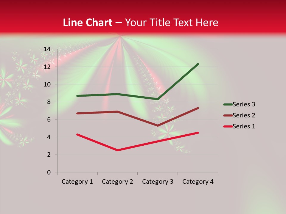 Adornment Wallpaper Spring PowerPoint Template