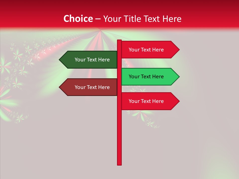 Adornment Wallpaper Spring PowerPoint Template