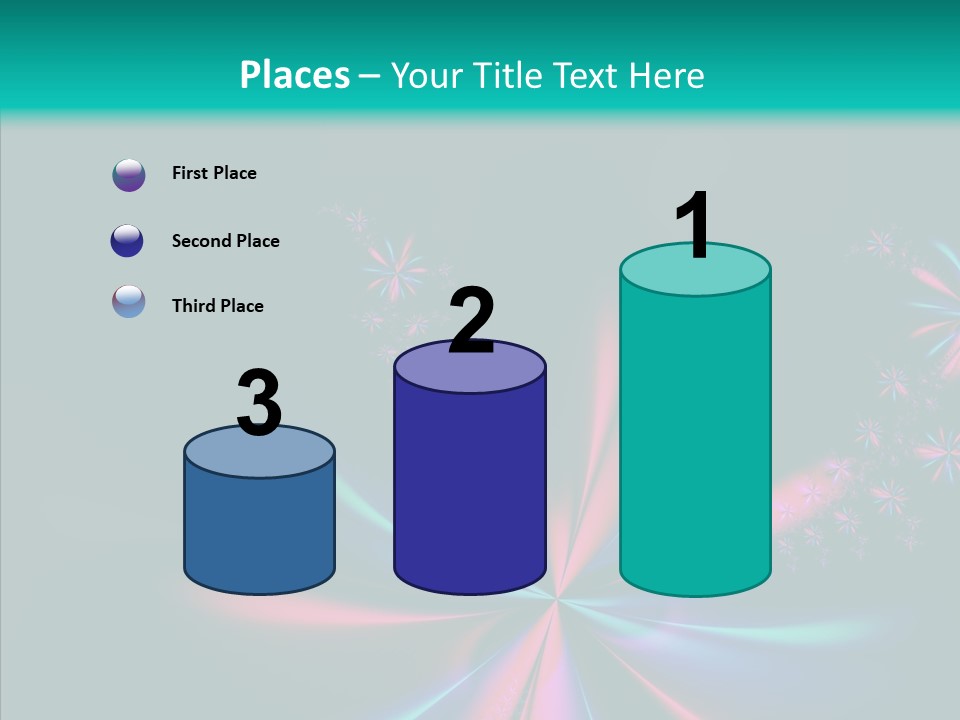 Style Background Fractal PowerPoint Template