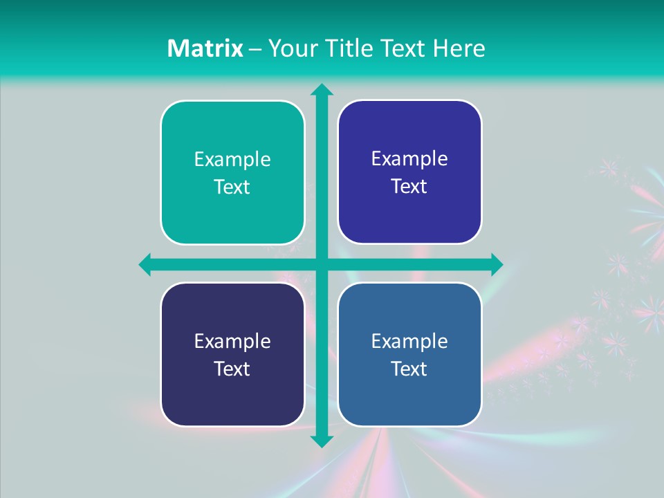 Style Background Fractal PowerPoint Template