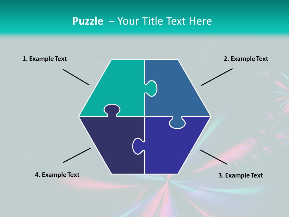 Style Background Fractal PowerPoint Template