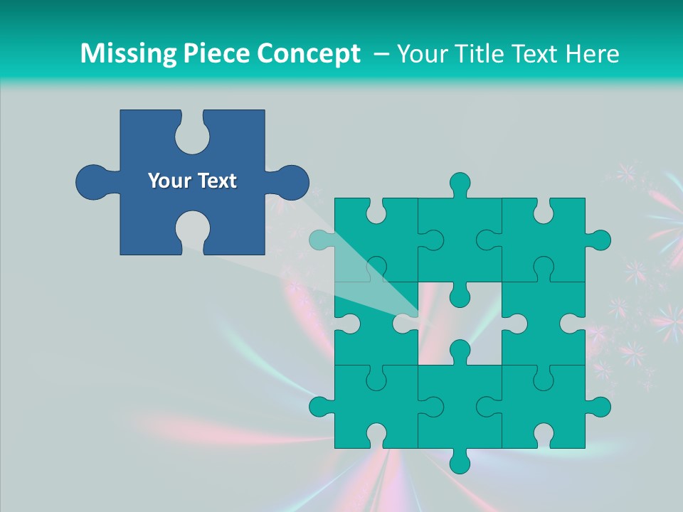 Style Background Fractal PowerPoint Template