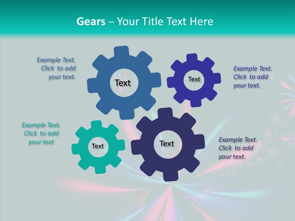 Style Background Fractal PowerPoint Template