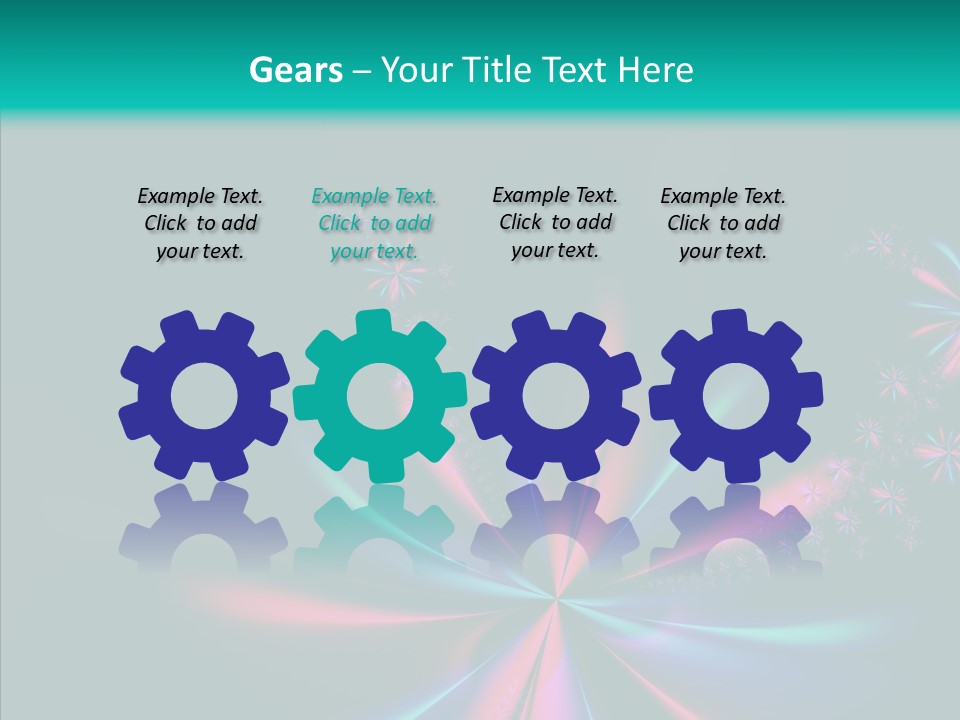 Style Background Fractal PowerPoint Template