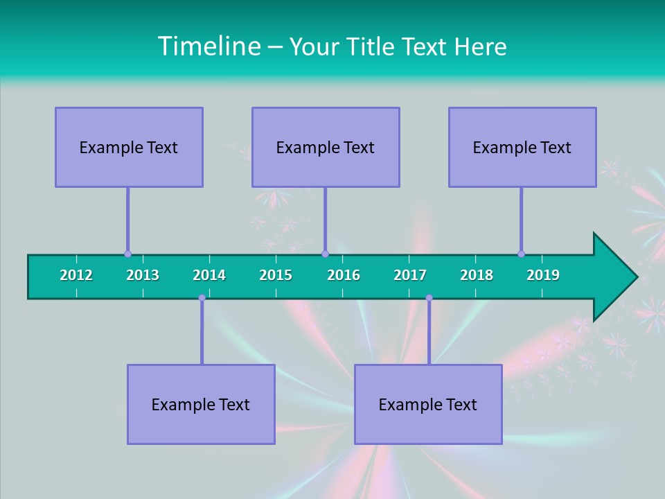 Style Background Fractal PowerPoint Template