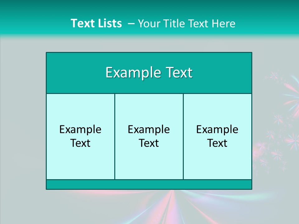 Style Background Fractal PowerPoint Template