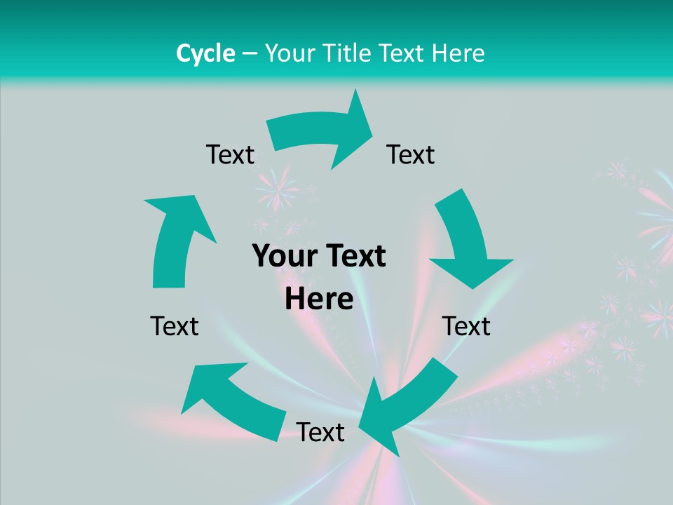 Style Background Fractal PowerPoint Template
