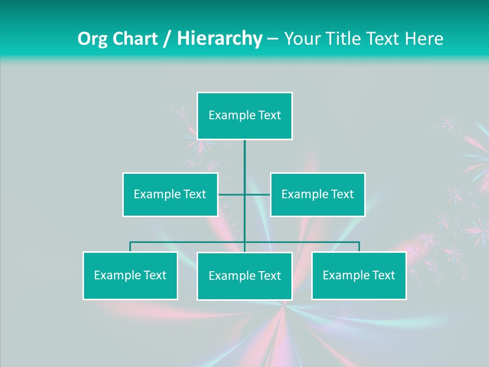 Style Background Fractal PowerPoint Template