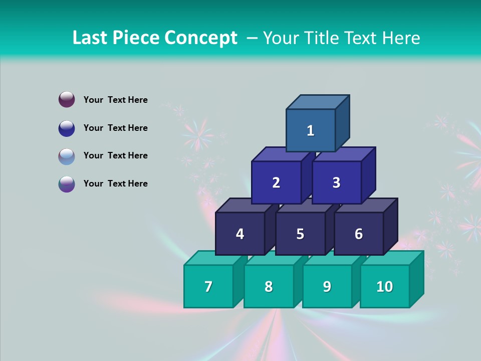 Style Background Fractal PowerPoint Template