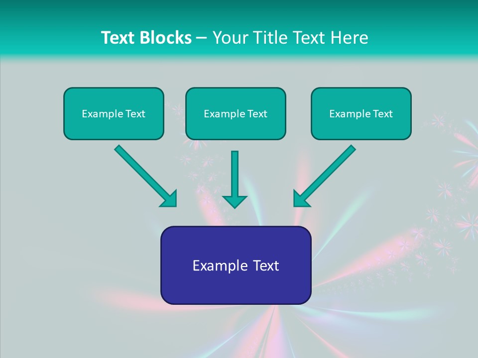 Style Background Fractal PowerPoint Template