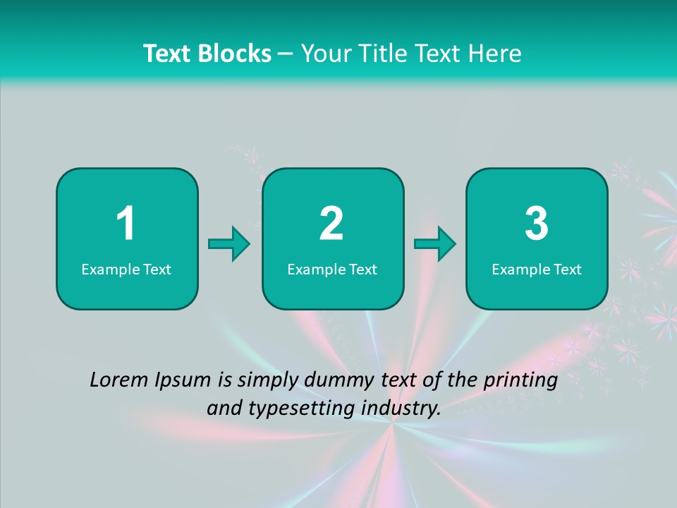 Style Background Fractal PowerPoint Template