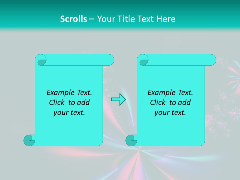 Style Background Fractal PowerPoint Template