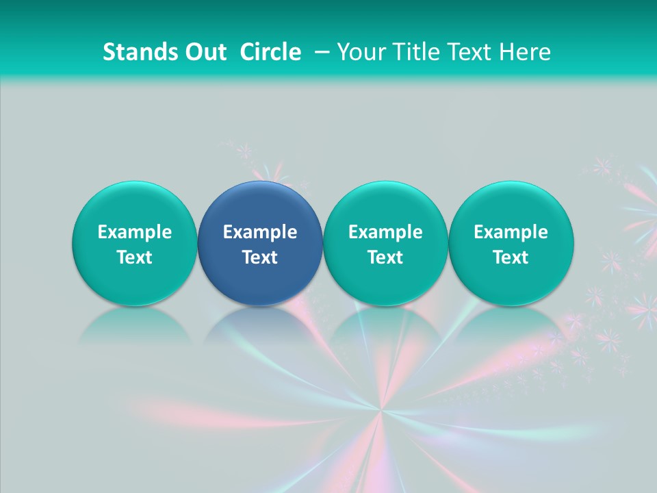 Style Background Fractal PowerPoint Template