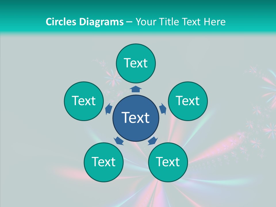 Style Background Fractal PowerPoint Template