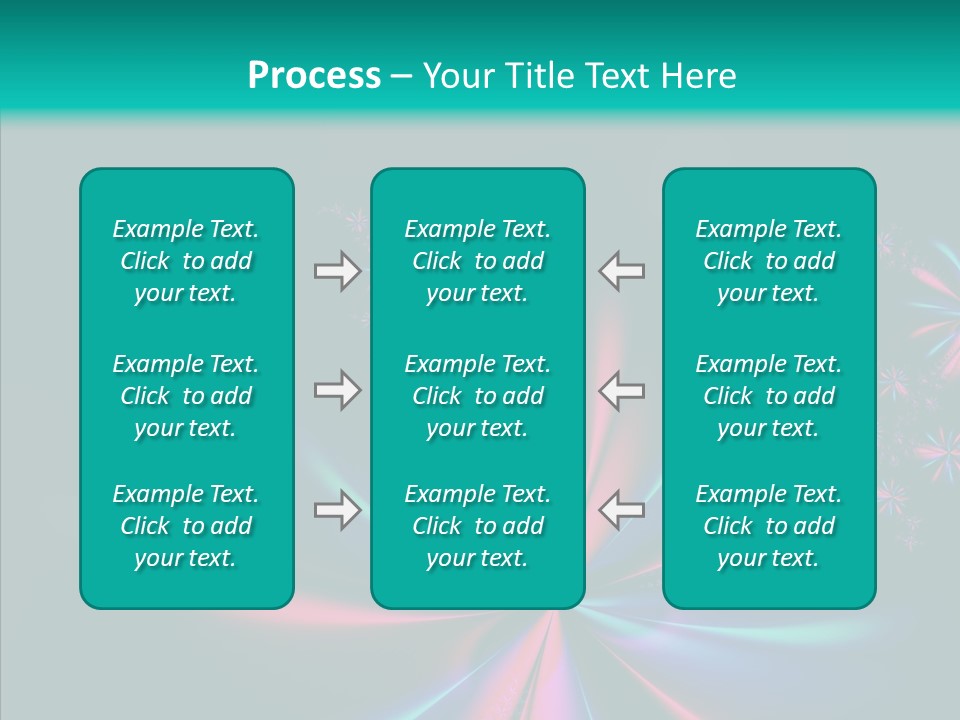 Style Background Fractal PowerPoint Template