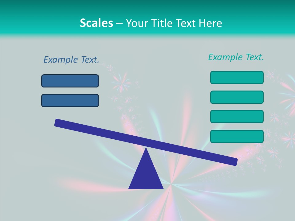 Style Background Fractal PowerPoint Template