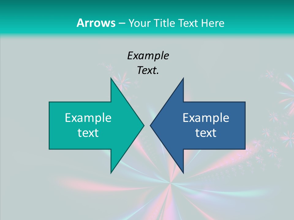 Style Background Fractal PowerPoint Template