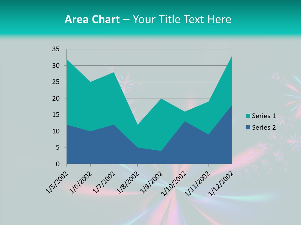 Style Background Fractal PowerPoint Template
