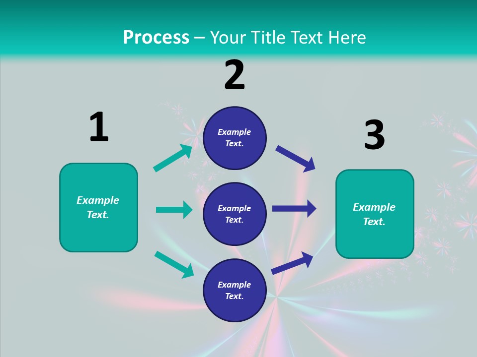 Style Background Fractal PowerPoint Template