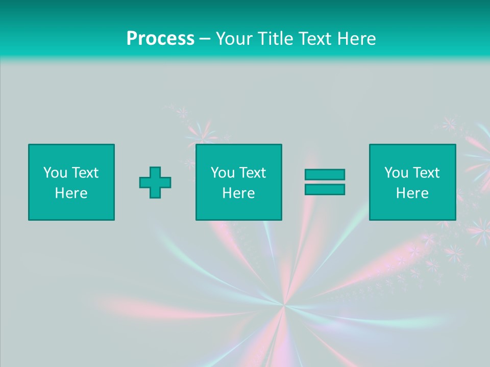 Style Background Fractal PowerPoint Template