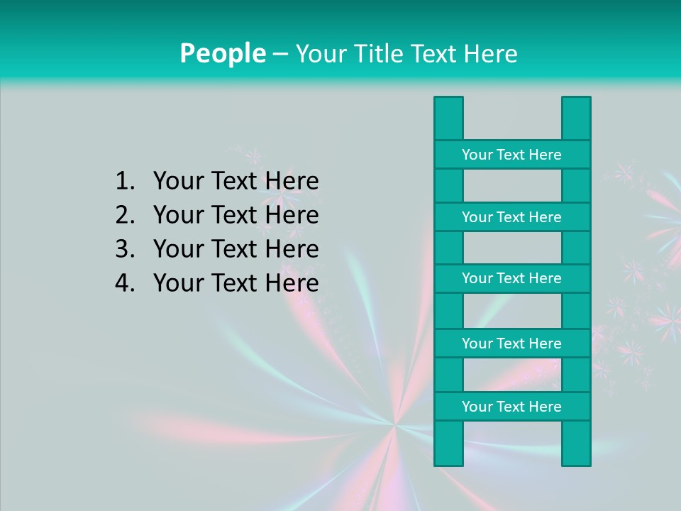 Style Background Fractal PowerPoint Template