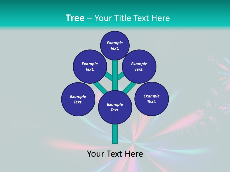 Style Background Fractal PowerPoint Template