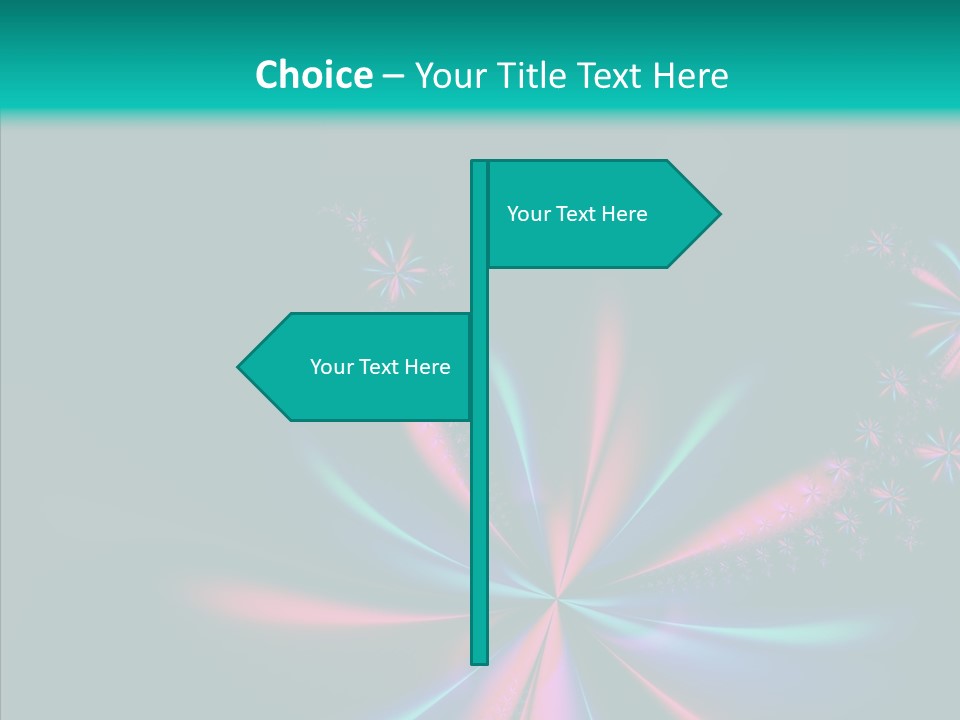 Style Background Fractal PowerPoint Template