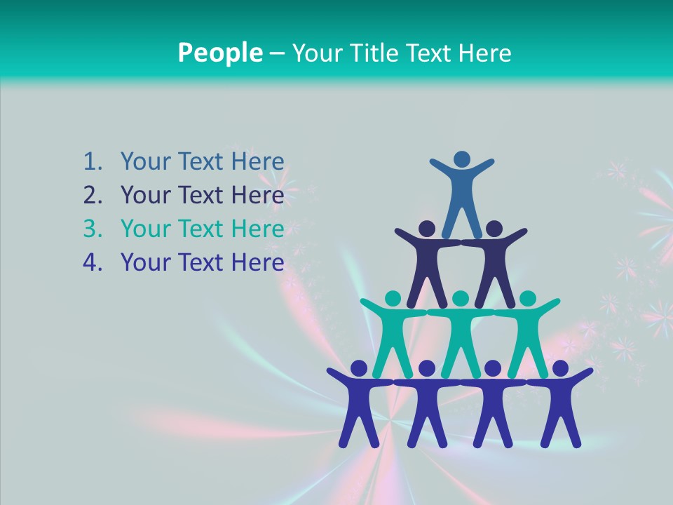 Style Background Fractal PowerPoint Template