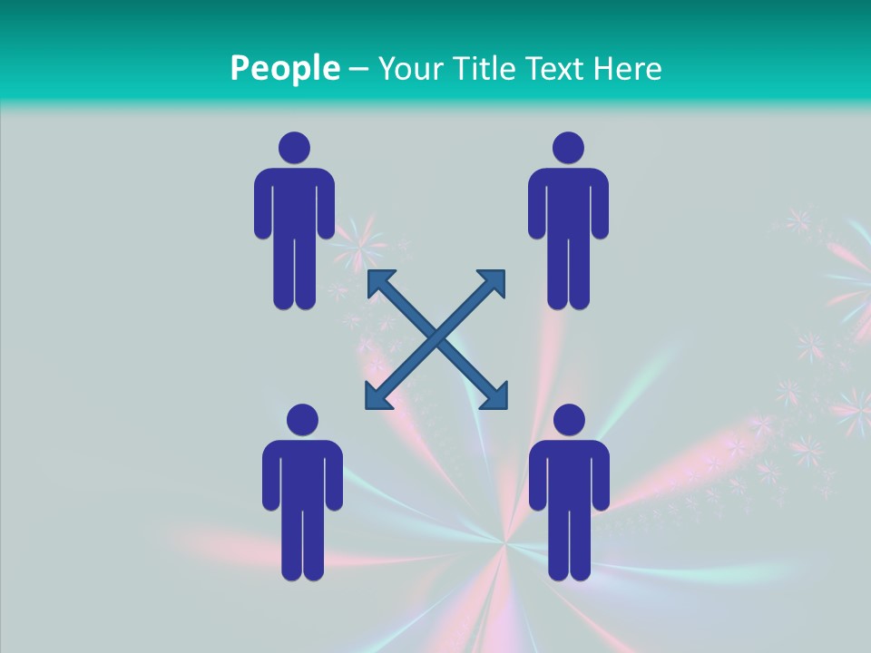 Style Background Fractal PowerPoint Template