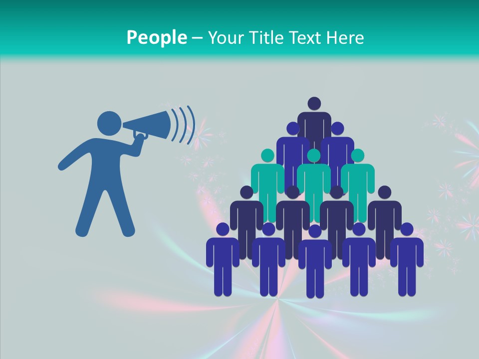 Style Background Fractal PowerPoint Template