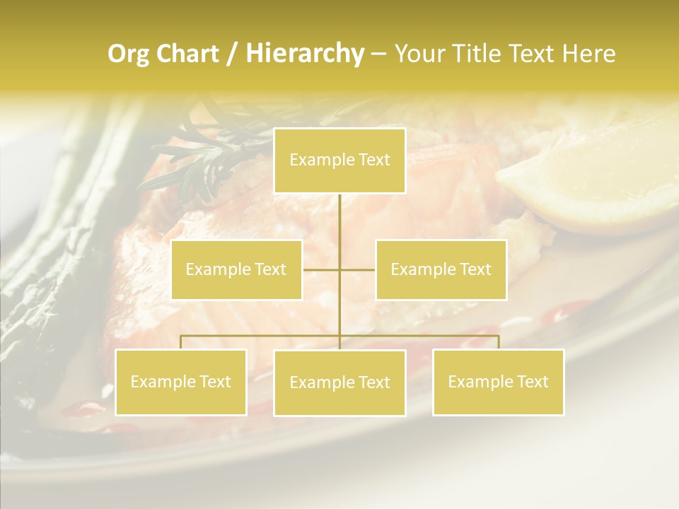 Plate Grilled Asparagus PowerPoint Template