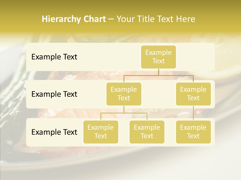 Plate Grilled Asparagus PowerPoint Template